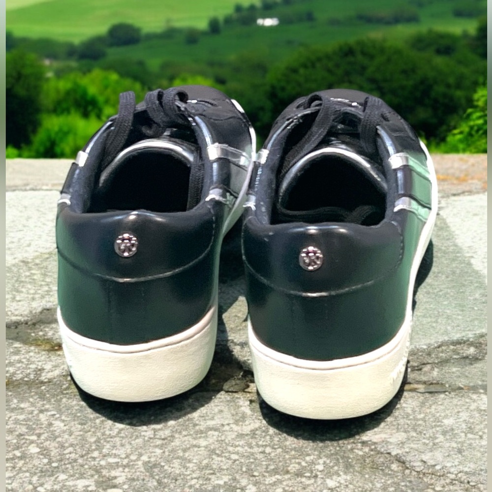 Michael Kors Women’s Black/Silver Sneakers Size 11. - Picture 4 of 5